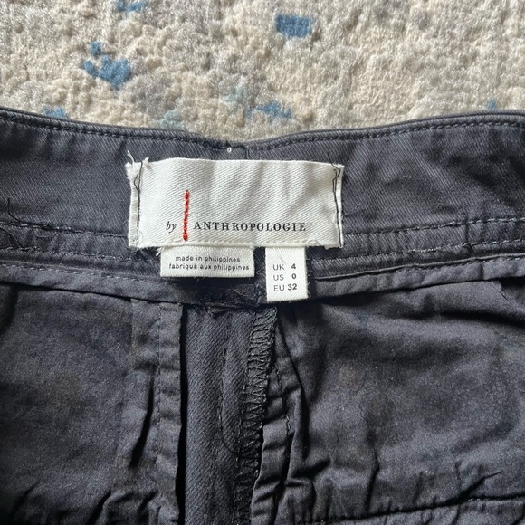 Anthropologie wide leg pants charcoal size 0 - Picture 5 of 6